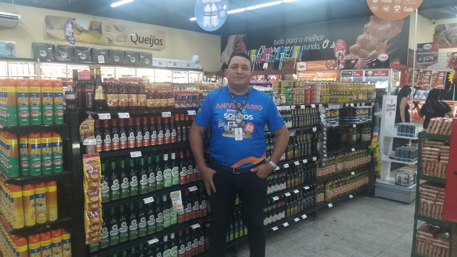 Foto: Thesco Duarte  (Ricardo em atividade no Supermercado Nidobox)