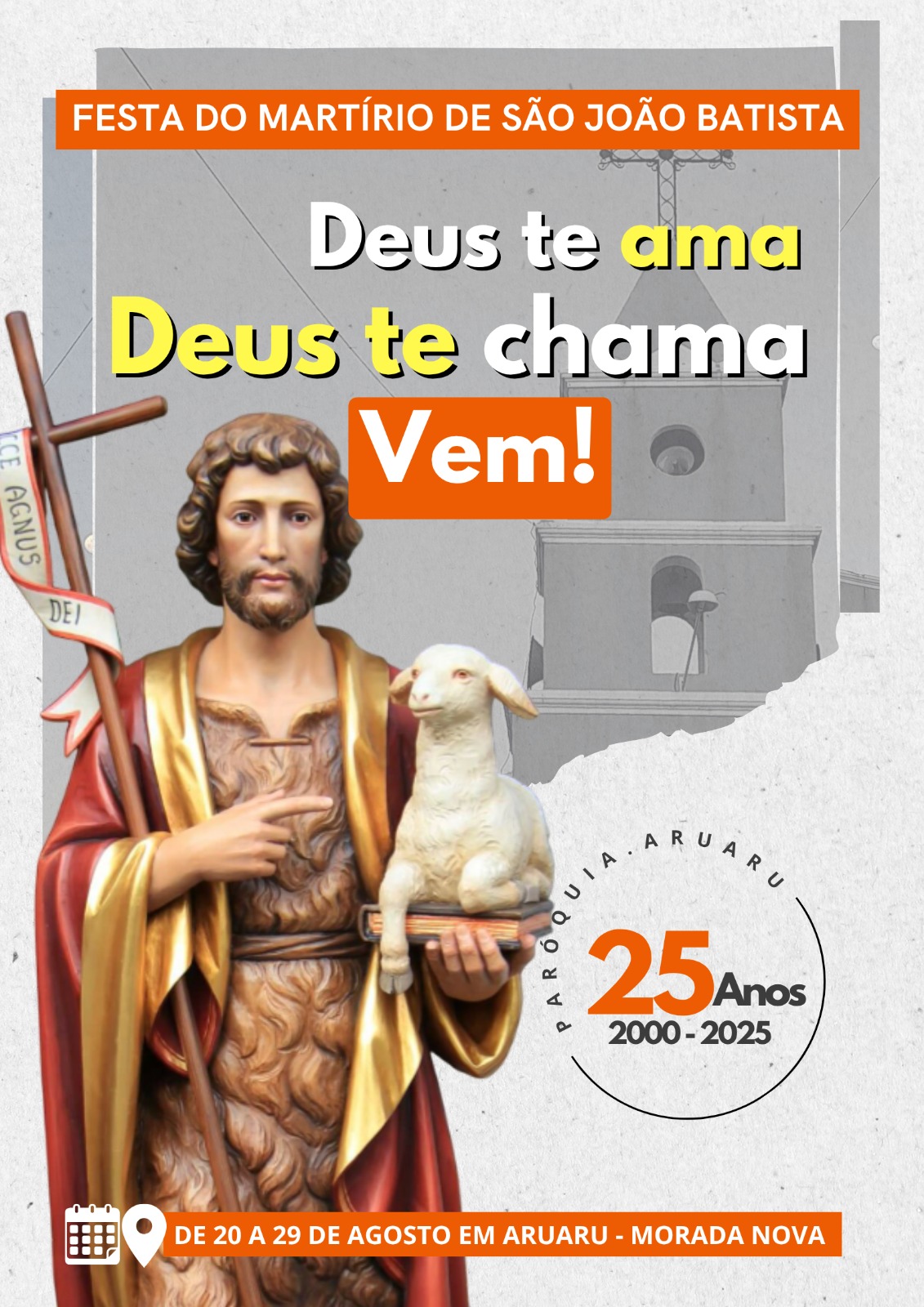 Vem aí a Festa de São João Batista 2025: Fé, Missão e Comunhão em Aruaru