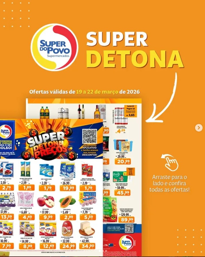 Super do Povo lança “Detona Preço” com ofertas imperdíveis e anuncia nova loja no Montese