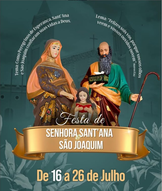 Festa de Fé e Tradição: Paramoti Celebra Senhora Sant’Ana e São Joaquim com Alegria e Devoção