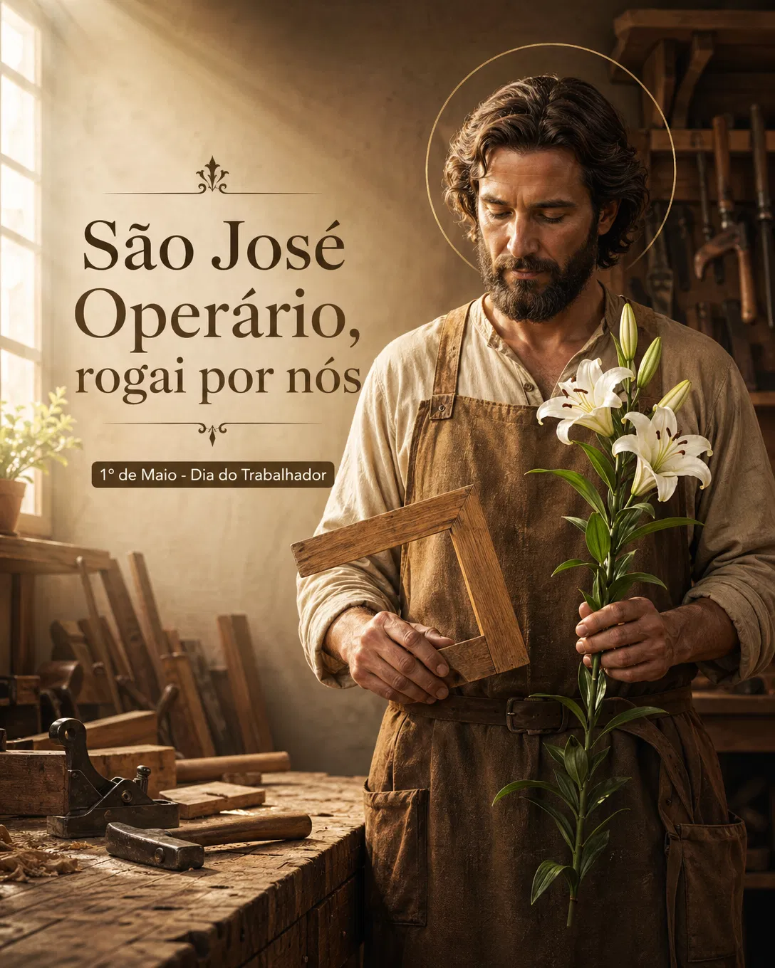 São José Operário: exemplo de fé, trabalho e dignidade celebrado no 1º de maio