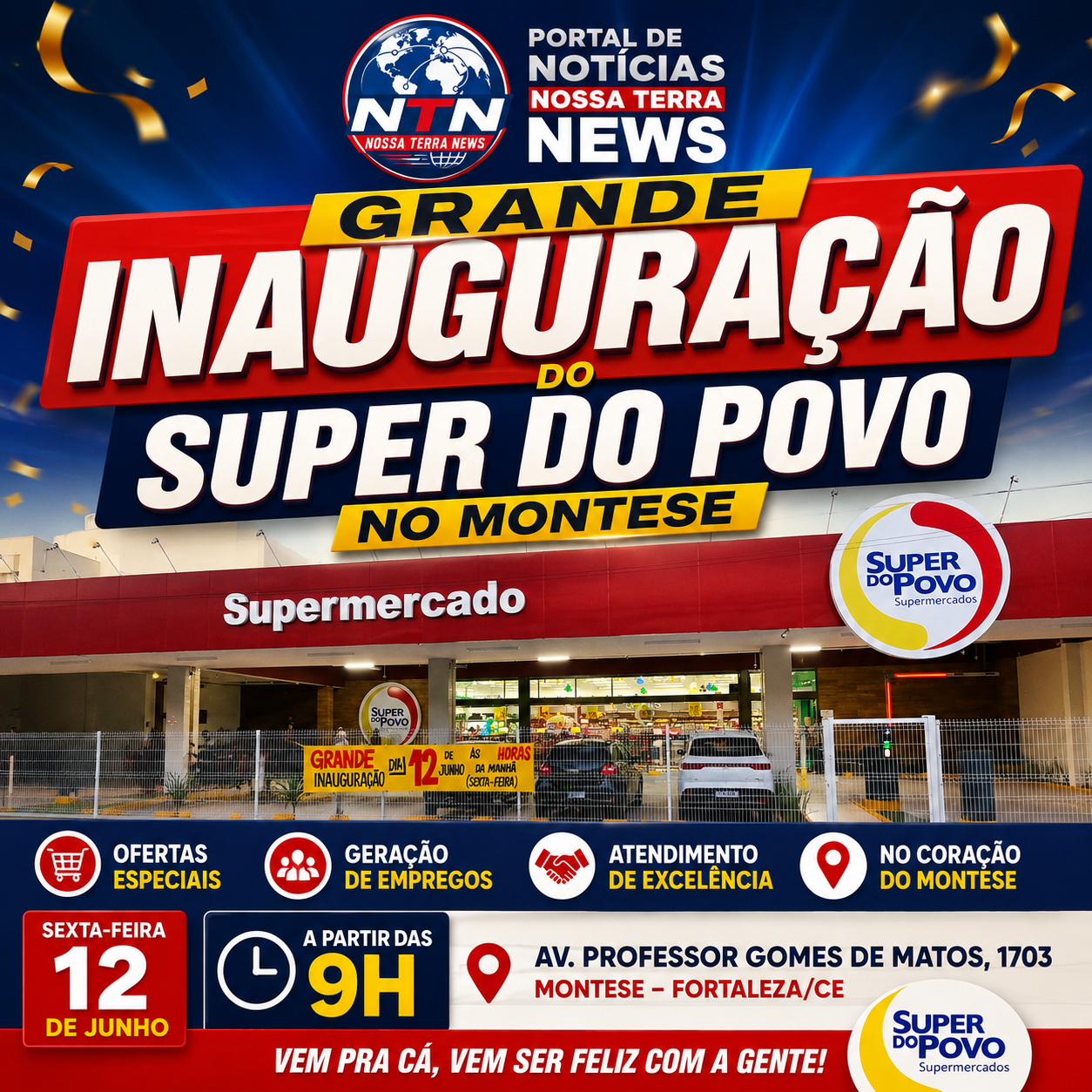 Foto: Thesco Duarte  (Super do Povo inaugura sua 11ª loja no Montese nesta sexta-feira (12), a partir das 9h)