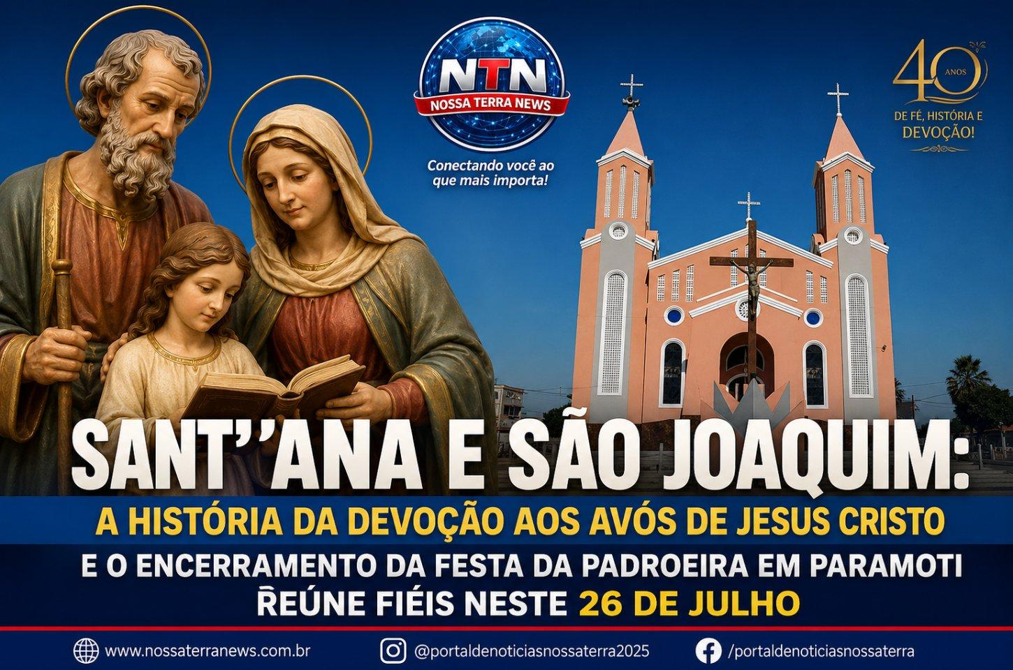 Sant'Ana e São Joaquim: devoção aos avós de Jesus e festa da padroeira em Paramoti