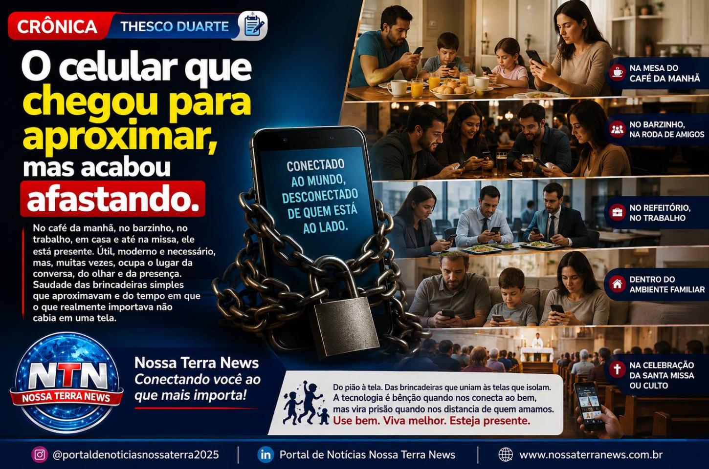 O celular que chegou para aproximar, mas acabou afastando as pessoas