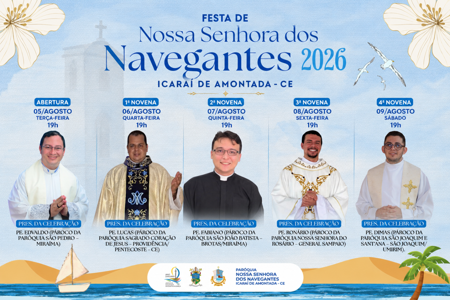 Arte: Thesco Duarte (Celebrantes da Festa de Nossa Senhora dos Navegantes – Icaraí de Amontada)