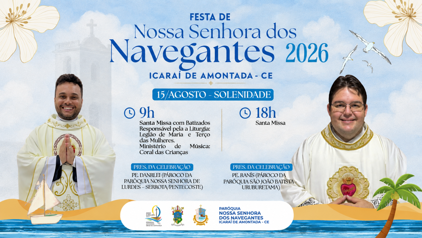 Arte: Thesco Duarte (Celebrantes da Solenidade daFesta de Nossa Senhora dos Navegantes – Icaraí de Amontada)