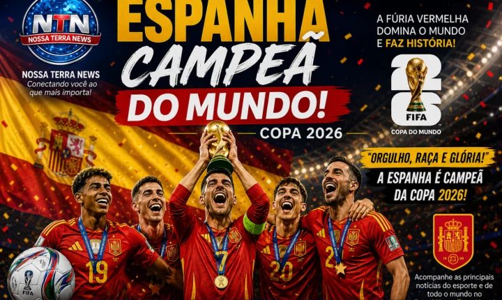 Espanha conquista o mundo em final dramática contra a Argentina e levanta a taça da Copa 2026