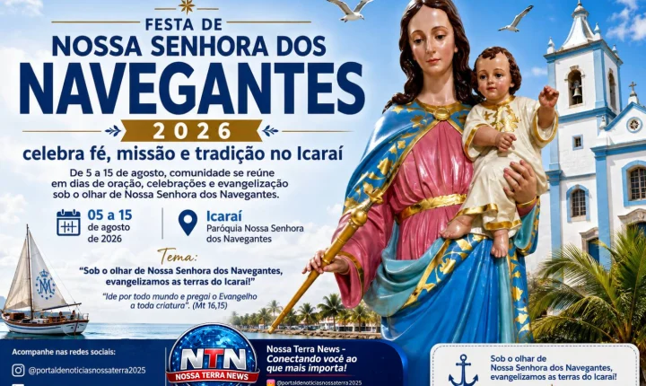 Festa de Nossa Senhora dos Navegantes 2026 celebra fé, missão e tradição no Icaraí